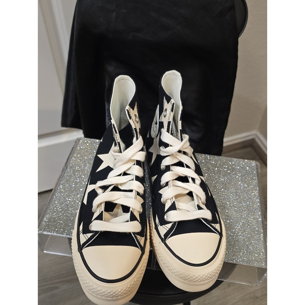Converse Chuck Taylor All Star Lift Large Stars Sneakers - Picture 13 of 16